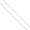 1,4mm Schlangenkette Halskette Collier aus 585 Gold Weißgold 40cm