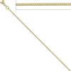 1,4mm Schlangenkette Halskette Kette Collier aus 585 Gold Gelbgold 42cm
