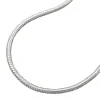 1,5mm Schlangenkette Halskette Kette Collier, rund, Silber 925, 42cm
