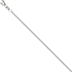 1,3mm Schlangenkette Kette aus 925 Silber, Silberkette, rund, 45 cm