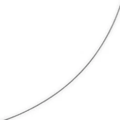 1mm Schlangenkette Kette Collier aus 750 Gold Weißgold, Goldkette 42cm