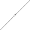 1mm Schlangenkette Kette Collier aus 750 Gold Weißgold, Goldkette 45cm