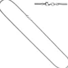 1,9mm Schlangenkette Kette Collier aus 925 Silber rhodiniert 70cm