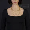 1,9mm Schlangenkette Kette Collier, 750 Gold Gelbgold, Goldkette 42cm