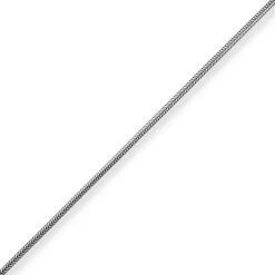 2,4mm Schlangenkette Kette Collier Halskette aus 925 Silber rhodiniert 45cm