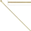 1,6mm Schlangenkette Kette Collier Halskette 333 Gold Gelbgold 50cm