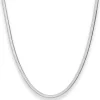 3,6mm Schlangenkette oval Silberkette Collier Halskette aus 925 Silber 45cm