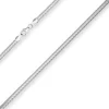 4,2mm Schlangenkette oval Silberkette Collier Halskette aus 925 Silber 40cm