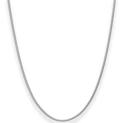 1,6mm Schlangenkette Silberkette Collier Halskette aus 925 Silber 38cm
