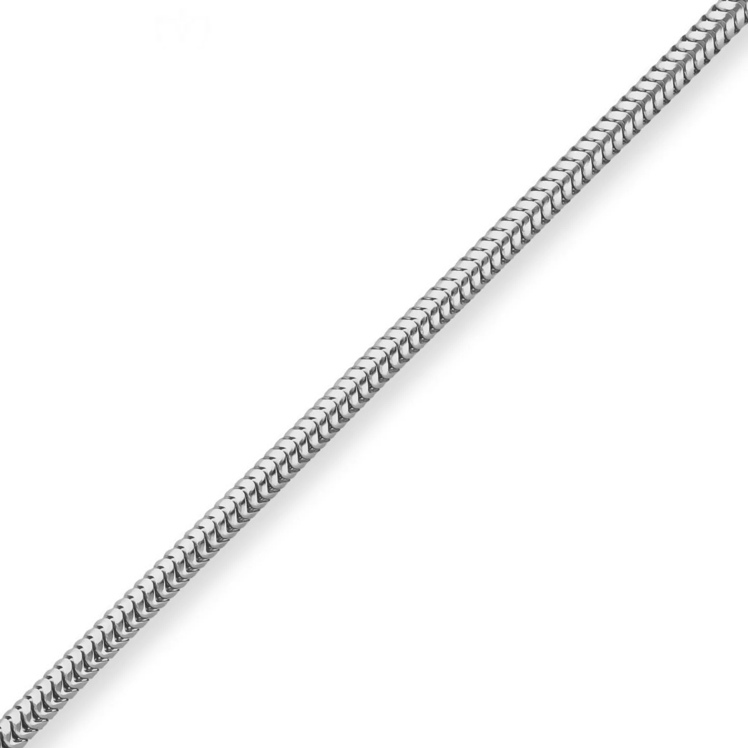 2,4mm Schlangenkette Silberkette Collier Halskette aus 925 Silber 42cm