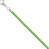 2,8mm Seidenband Seidencollier hellgrün, Karabiner 925, Damen, 42cm
