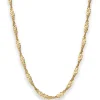 2,9mm Singapurkette Collier Halskette aus 333 Gold Gelbgold 45cm