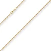 2,2mm Singapurkette Collier Halskette aus 375 Gold Gelbgold 50cm