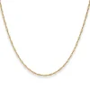 1,8mm Singapurkette Collier Halskette aus 585 Gold Gelbgold 55cm