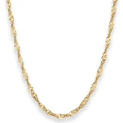 3,8mm Singapurkette Goldkette Collier Halskette aus 585 Gold Gelbgold 60cm