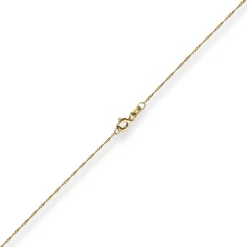 1mm Singapurkette Goldkette Collier Halskette aus 333 Gold Gelbgold 50cm