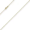 1mm Singapurkette Goldkette Collier Halskette aus 333 Gold Gelbgold 55cm