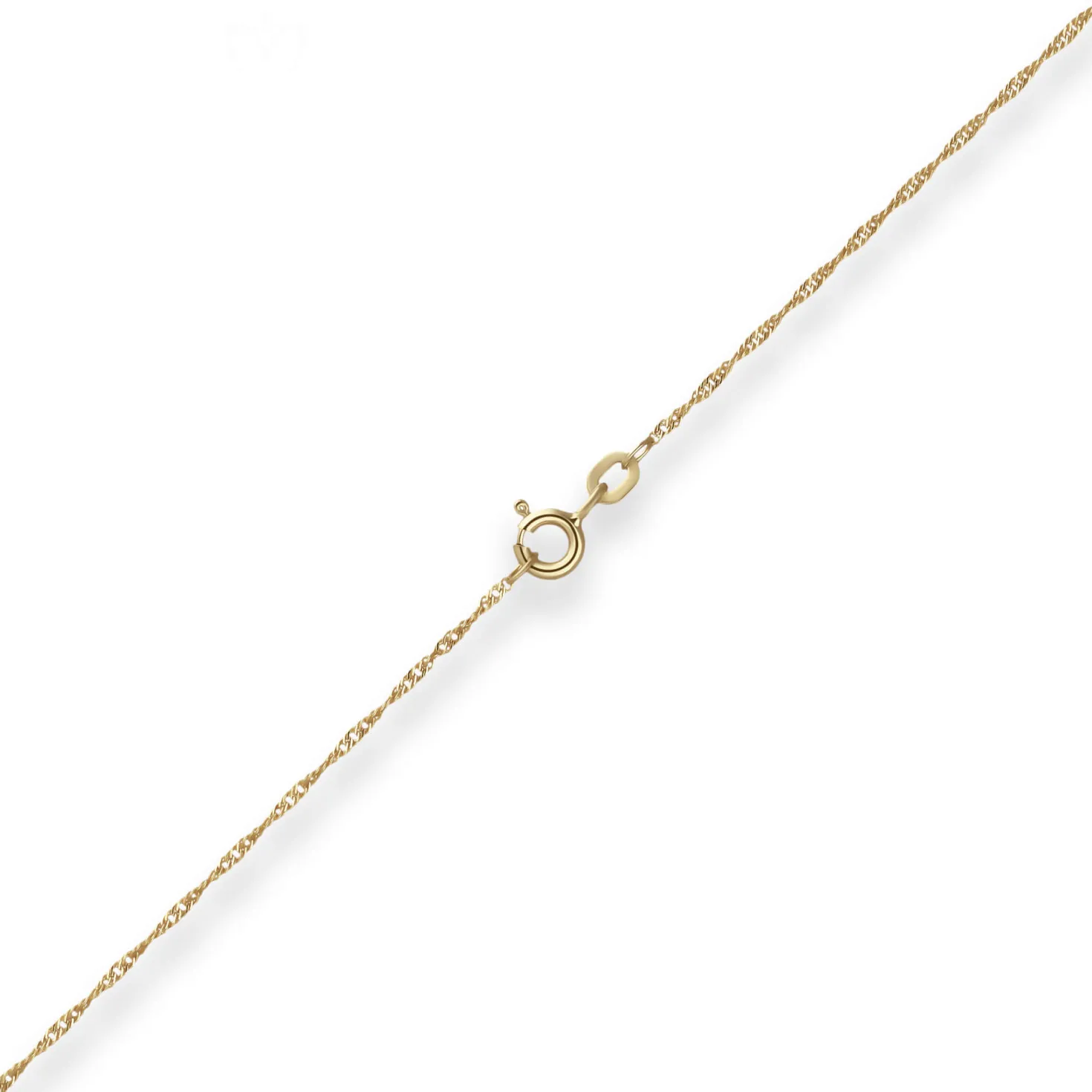1,2mm Singapurkette Goldkette Collier Halskette aus 585 Gold Gelbgold 42cm