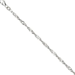 2,9mm Singapurkette Kette Collier Halskette aus 925 Silber 50cm
