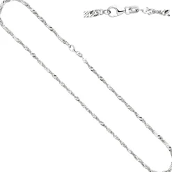 2,9mm Singapurkette Kette Collier Halskette aus 925 Silber 42cm