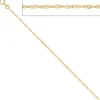 1,8mm Singapurkette Kette Halskette 333 Gold Gelbgold 45cm Halsschmuck