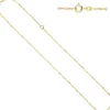1,8mm Singapurkette Kette Halskette 585 Gold Gelbgold 45cm Halsschmuck