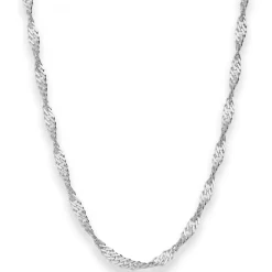 2,9mm Singapurkette Silberkette Collier Halskette aus 925 Silber 70cm