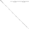 2,8mm Stäbchen Armband Silberarmband Armkette aus echtem 925 Silber, 19cm
