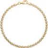 3,6mm Tennisarmband aus 333 Gold Gelbgold mit 45 Zirkonia 19cm Armschmuck