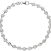 4,5mm Tennisarmband mit 27 Diamanten 0.85Ct 585 Gold Weißgold 18cm