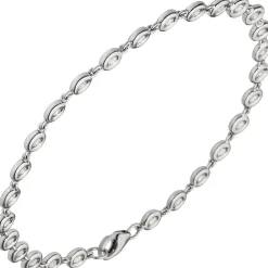 4,5mm Tennisarmband mit 27 Diamanten 0.85Ct 585 Gold Weißgold 18cm