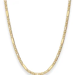 3mm Tigeraugenkette Goldkette Collier Halskette aus 333 Gold Gelbgold 50cm