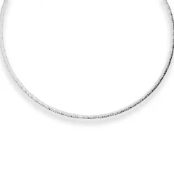 3mm Tondakette oval Silberkette Collier Halskette aus 925 Silber 45cm