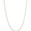 0,7mm Veneziakette Collier Halskette aus 375 Gold Gelbgold 38cm