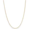0,8mm Veneziakette Collier Halskette aus 585 Gold Gelbgold 38cm mit Zwischenöse