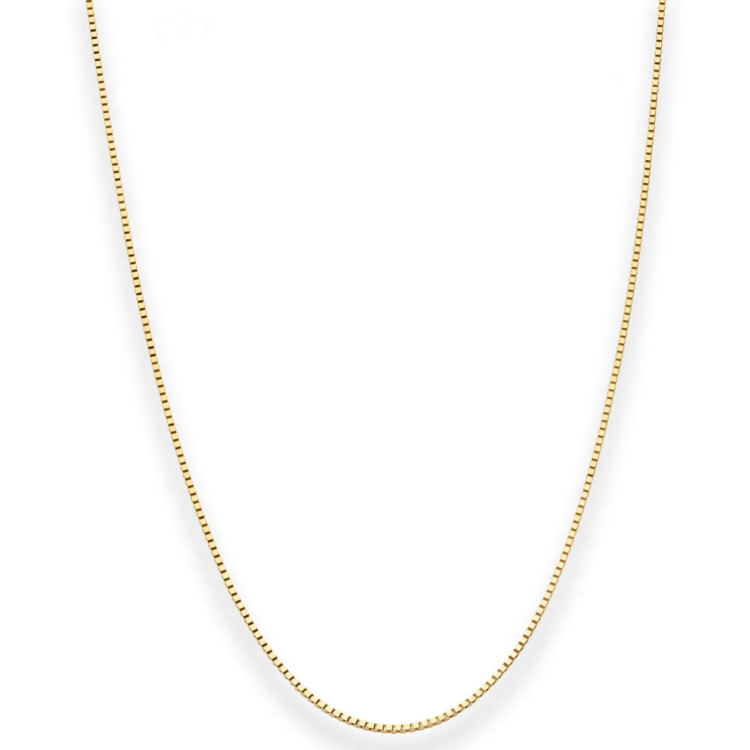 0,8mm Veneziakette Collier Halskette aus 585 Gold Gelbgold 38cm mit Zwischenöse