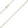 0,9mm Veneziakette Collier Halskette aus 333 Gold Gelbgold 38cm mit Zwischenöse