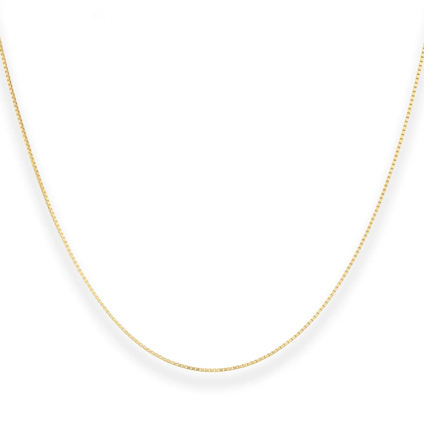0,9mm Veneziakette Goldkette Collier Halskette aus 585 Gold Gelbgold 36cm