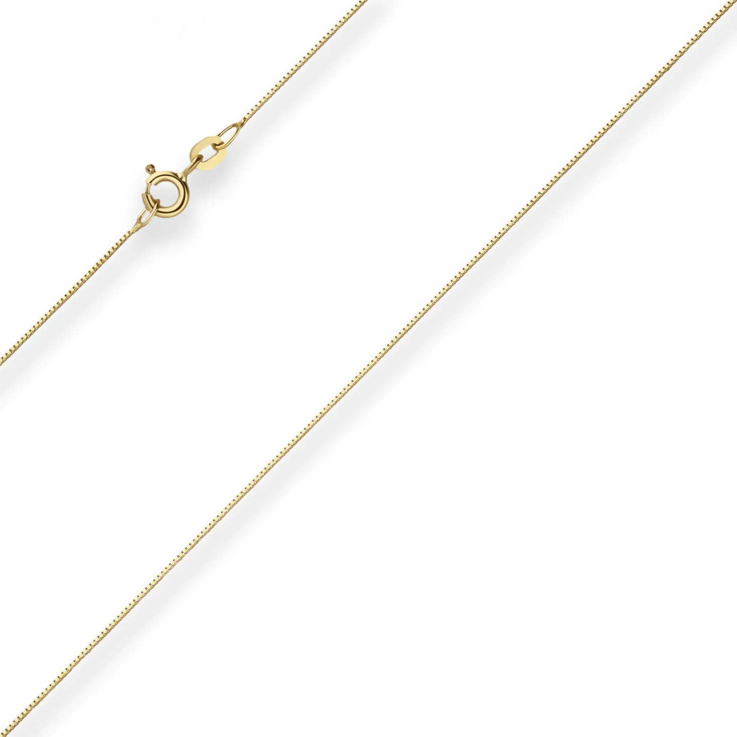 0,6mm Veneziakette Goldkette Collier Halskette aus 585 Gold Gelbgold 50cm