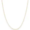 0,8mm Veneziakette Goldkette Collier Halskette aus 585 Gold Gelbgold 50cm