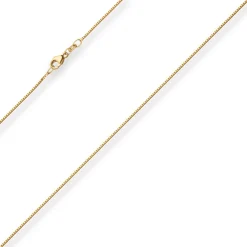0,8mm Veneziakette Goldkette Collier Halskette aus 585 Gold Gelbgold 42cm