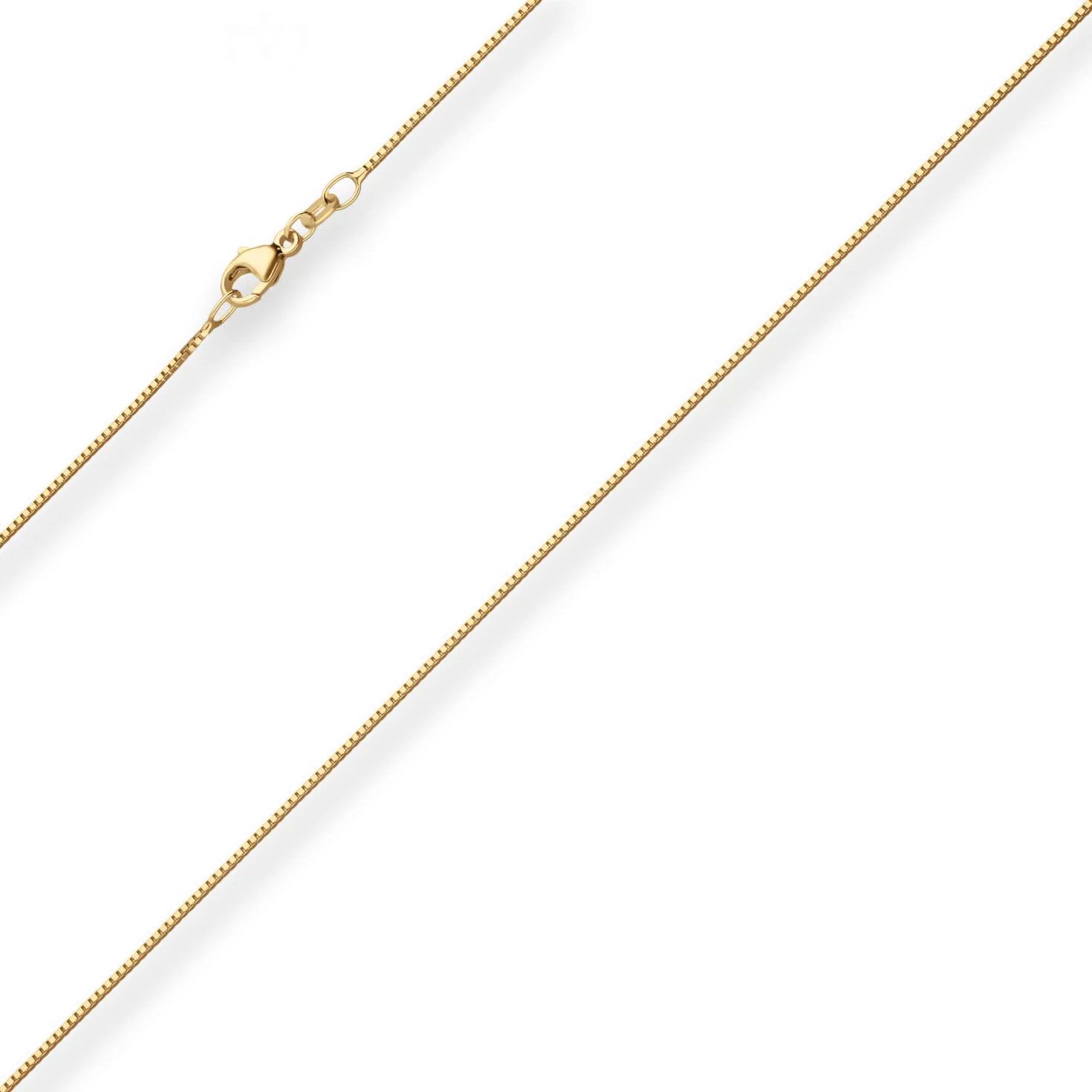 0,8mm Veneziakette Goldkette Collier Halskette aus 585 Gold Gelbgold 42cm