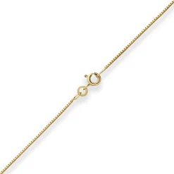 0,8mm Veneziakette Goldkette Collier Halskette aus 333 Gold Gelbgold 45cm