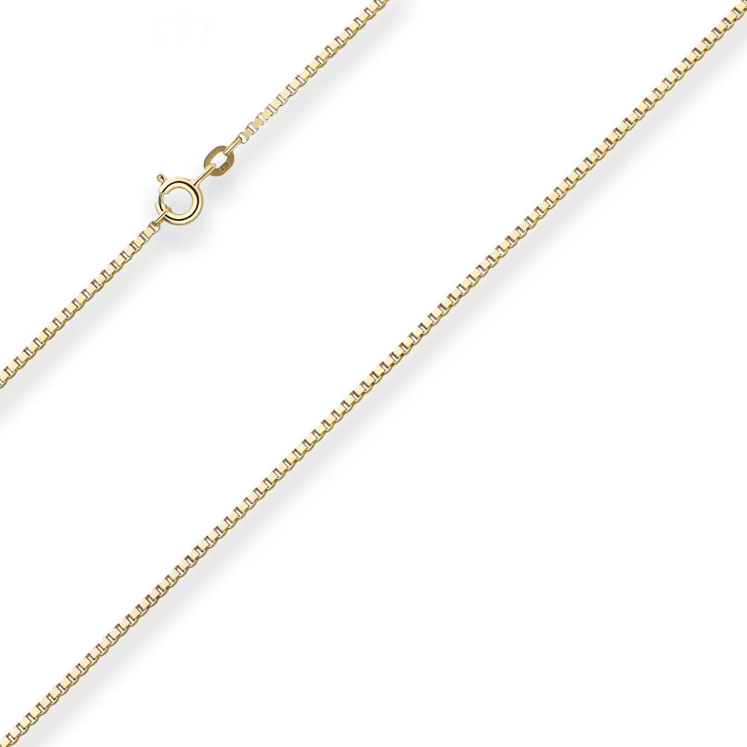 1,4mm Veneziakette Goldkette Collier Halskette aus 333 Gold Gelbgold 40cm