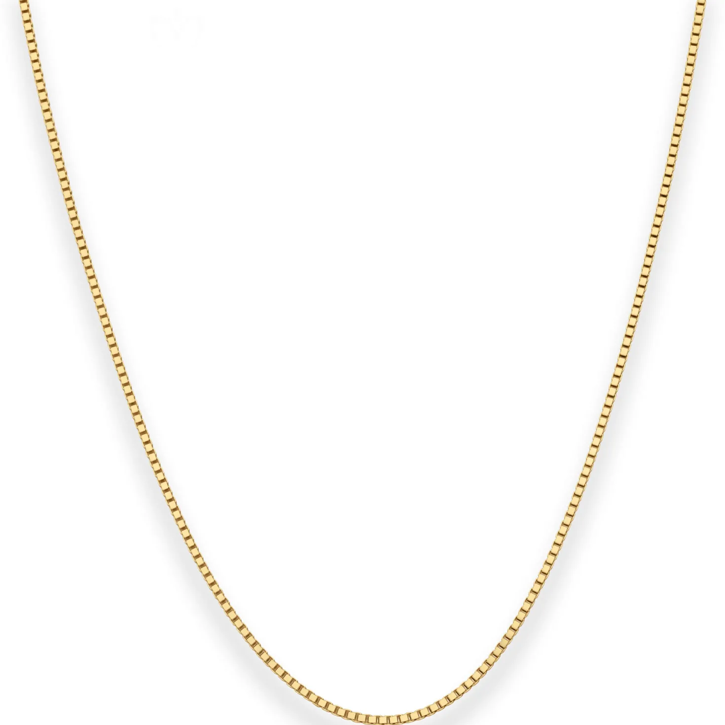 1,2mm Veneziakette Goldkette Collier Halskette aus 333 Gold Gelbgold 36cm
