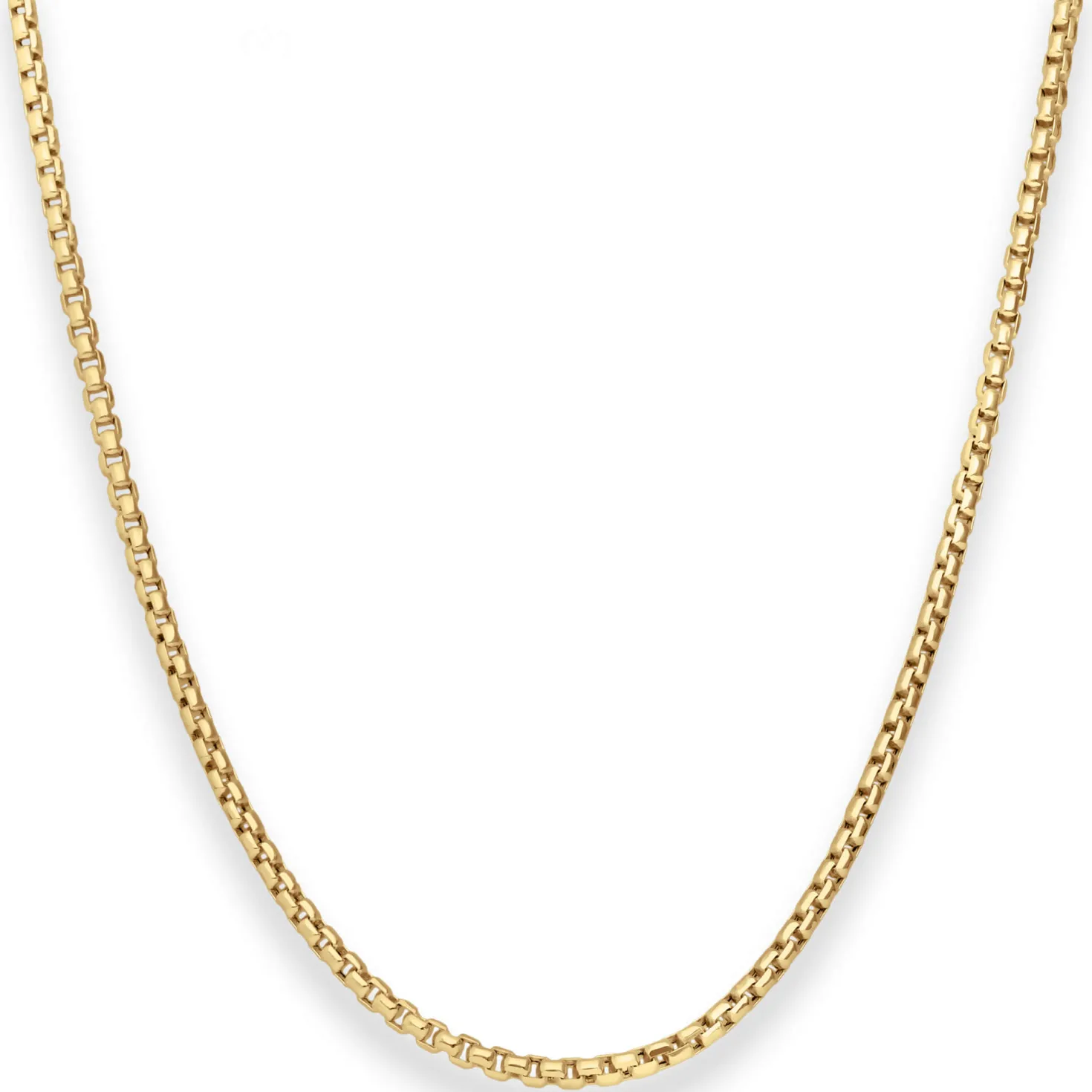 2,4mm Veneziakette Goldkette Collier Halskette aus 585 Gold Gelbgold 50cm