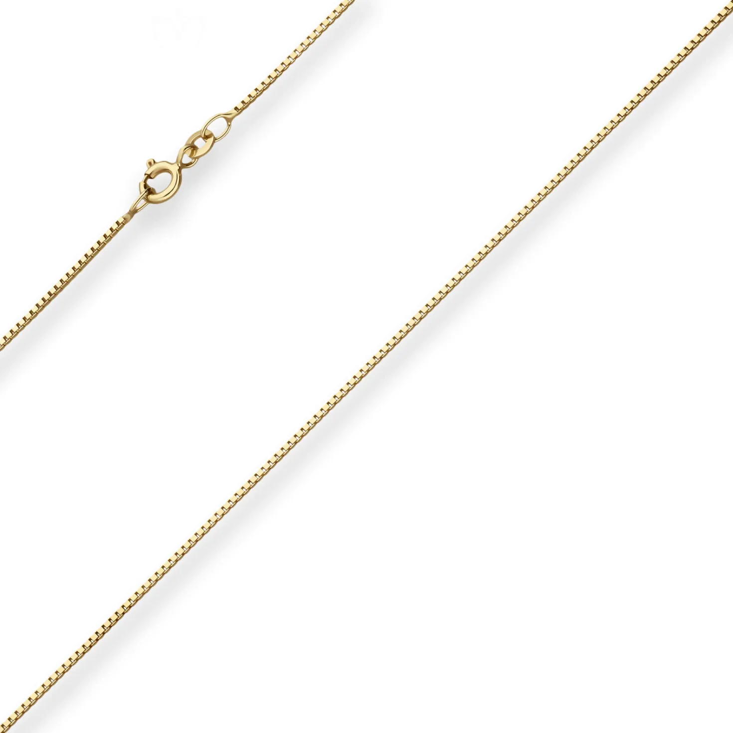 0,9mm Veneziakette Goldkette Collier Halskette aus 333 Gold Gelbgold 38cm