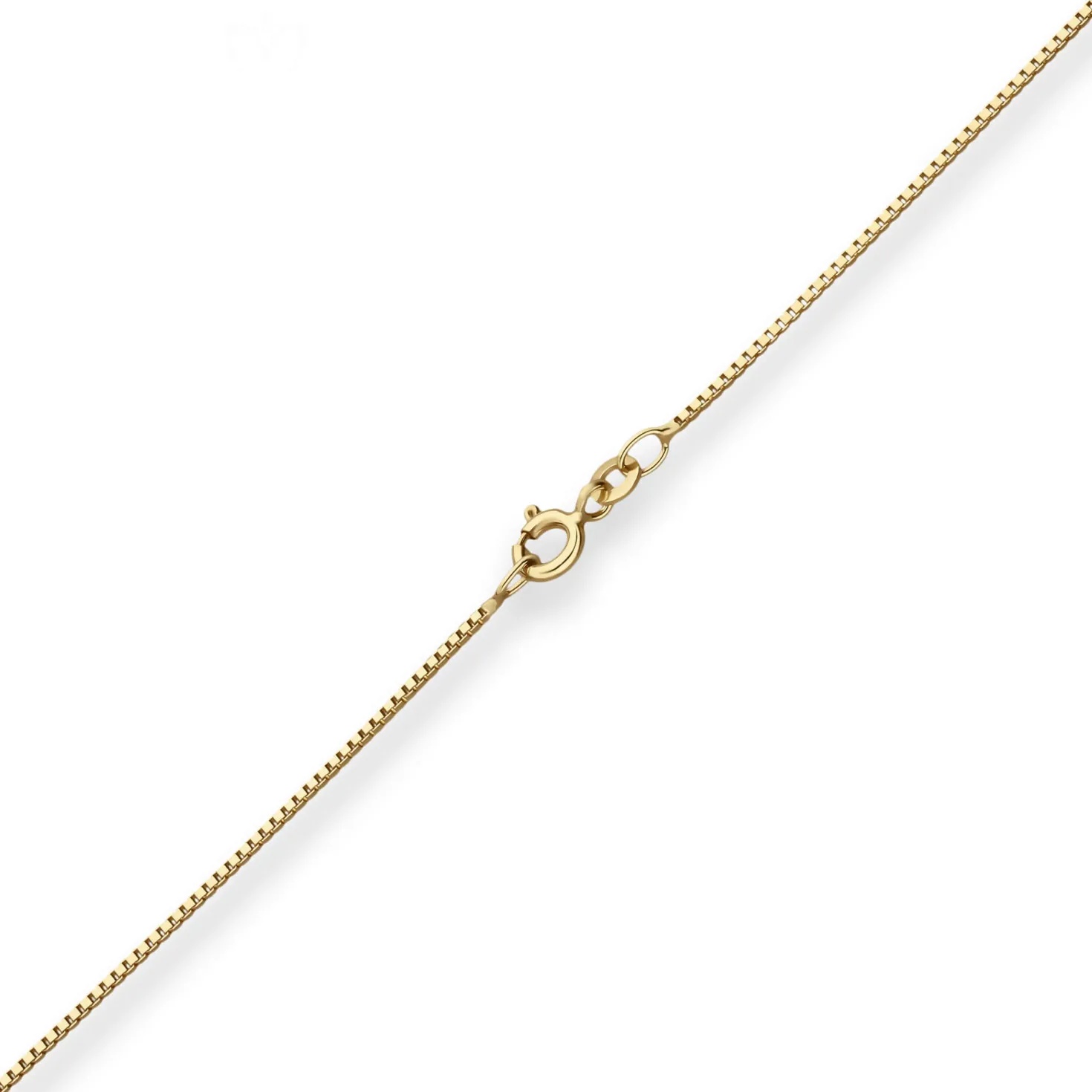 0,9mm Veneziakette Goldkette Collier Halskette aus 333 Gold Gelbgold 38cm