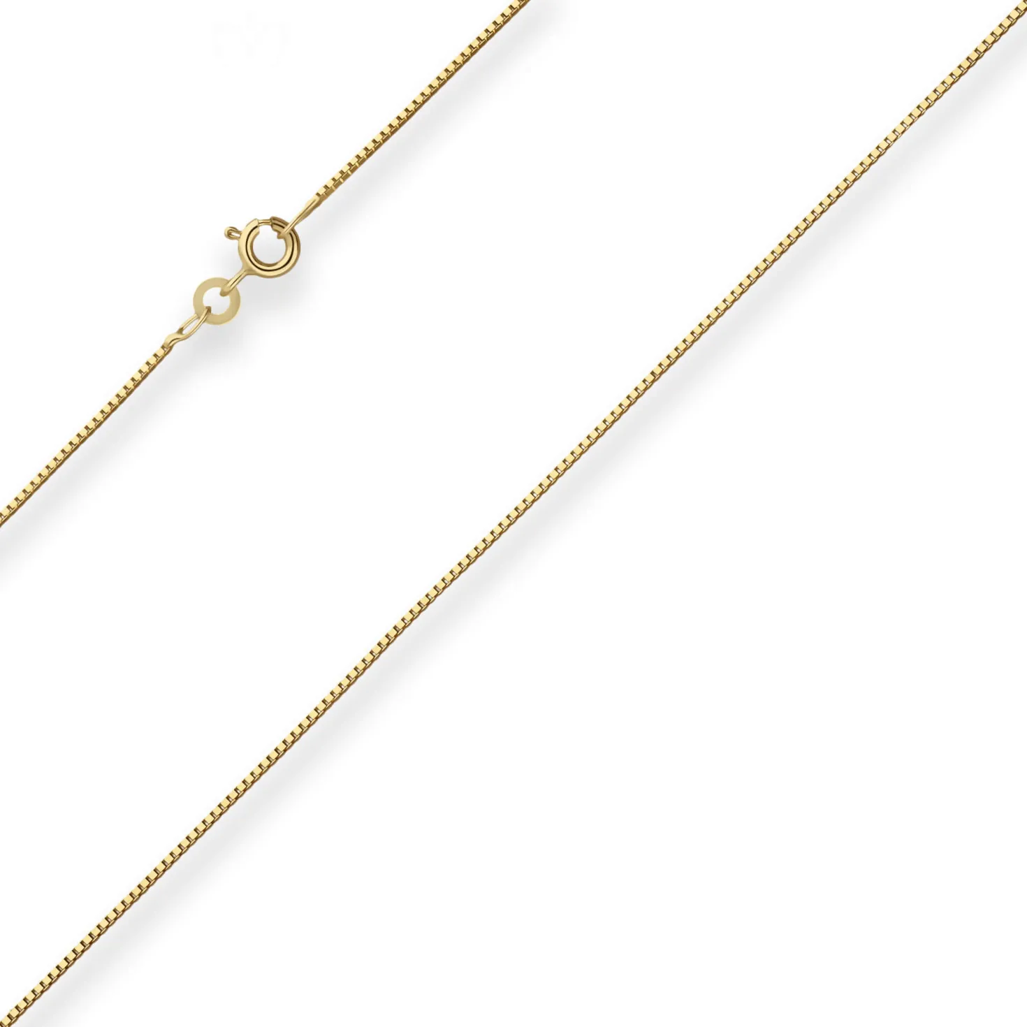 0,8mm Veneziakette Goldkette Collier Halskette aus 333 Gold Gelbgold 42cm