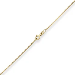0,9mm Veneziakette Goldkette Collier Halskette aus 333 Gold Gelbgold 50cm